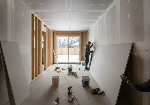 Basement & Addition Drywall in Cambridge