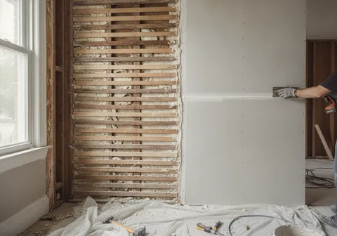 Lath & Plaster to Drywall in Cambridge